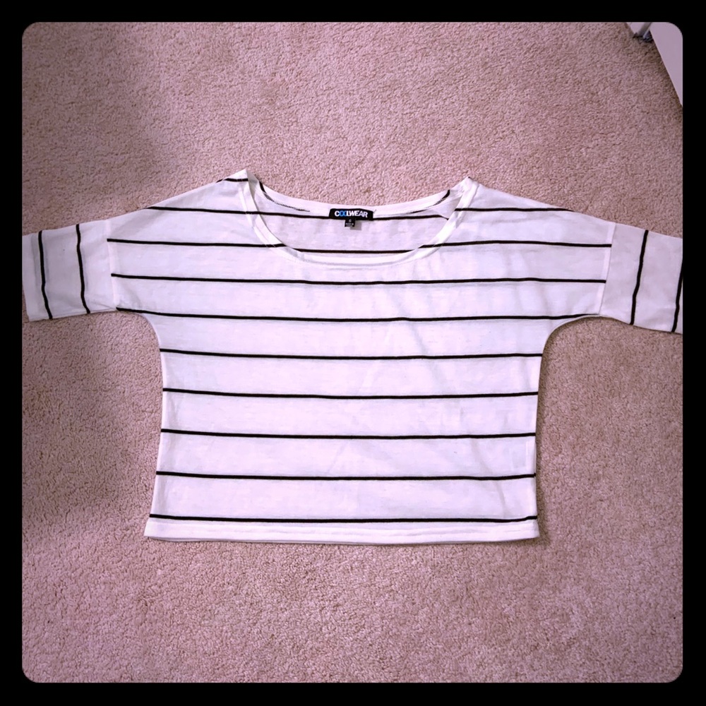 Striped crop top